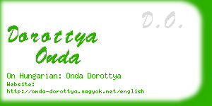 dorottya onda business card